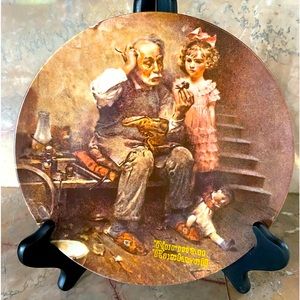 Norman Rockwell “The Cobbler” Limited Edition Plate